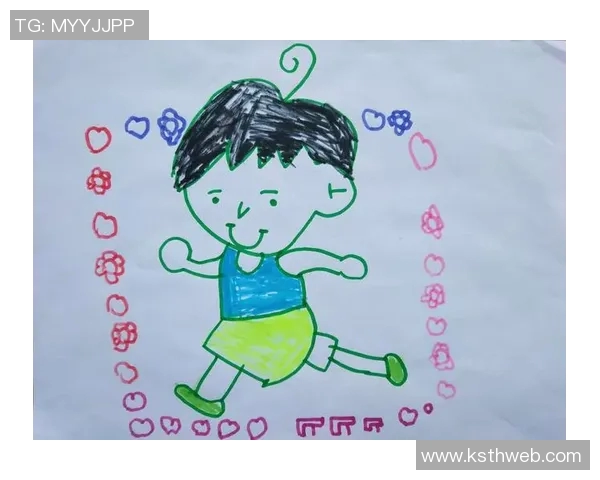 幼儿足球明星手绘海报创意设计展示小朋友的运动梦想与激情